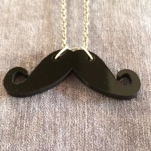 Mustache Necklace -free with bundle-